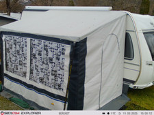 Wintervorzelt für Wohnwagen