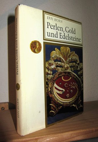 Effi horn perlen gold - horn:, perlen,