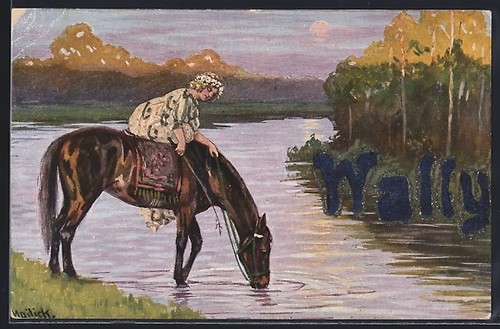 Künstler alfred mailick - künstler-ak,