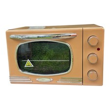 Kalorik Retro-Ofen mit 19,5 l Fassungsvermögen, Herausnehmhilfe, Backblech...