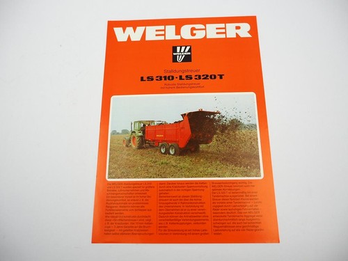 Original prospekt welger - original, ls