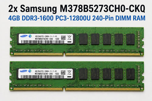 Samsung ddr3 8gb pc3 - (2x4,