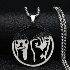 Halskette mit Hund Katze Pfote