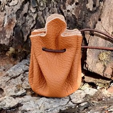 Mittelalterlicher Lederbeutel