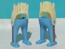 PLAYMOBIL X2 FETTE BLAUE BEINE