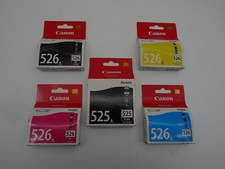 Original Canon PGI-525 + CLI-526 / PGI525 + CLI526 Tinten SET KMCY für iP4850