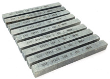 9x BAY STATE LUX C 150 J NR10 Schleiffeile Schleifstein 101,5x10x10mm vierkant