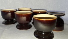 6 vintage Eierbecher Keramik -