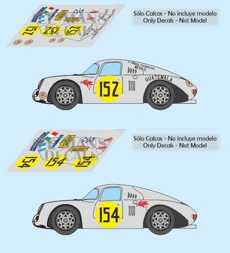 Decals porsche 550 carrera - decals,