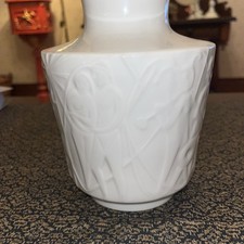 Vase Edelstein Porzellan, Paradies, Kurt Wendler