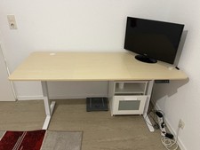 Electric Standing Desk, Height Adjustable, Computer Desk, PC Desk