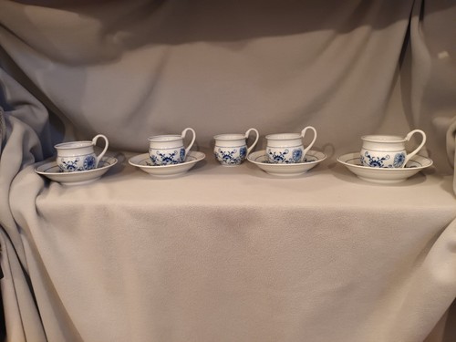 4teiliges moccaservice meissen - moccaservice,