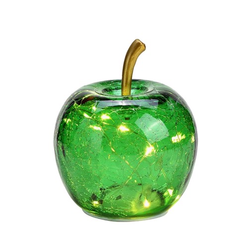 Dekoleuchte apfel glas - dekoleuchte,