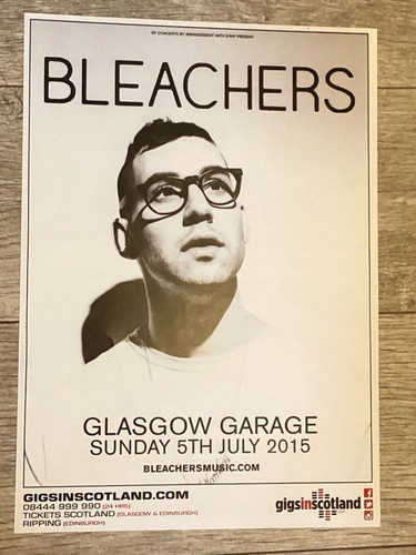 Bleachers concert poster - bleachers,