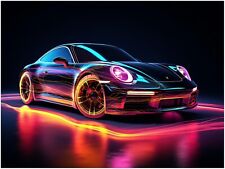 Auto Poster oder Leinwand -