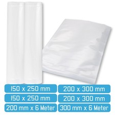 Vakuumbeutel goffriert Lebensmittel Vakuumrollen passend für Caso, Lava, Genius