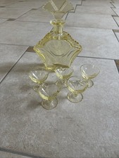 Artdeco Karaffe und 5 Gläser