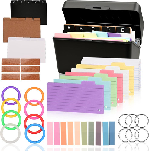 Mini karteikarten set mit - mini, karteikarten-set