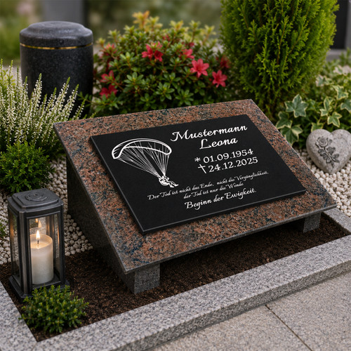 Granit grabstein multicolor - granit,