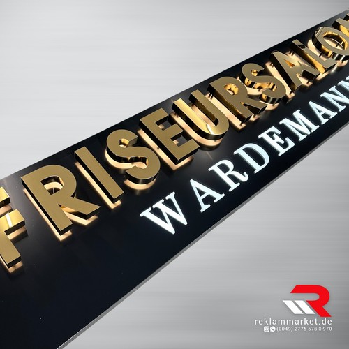 Außenwerbung buchstaben - 3d,
