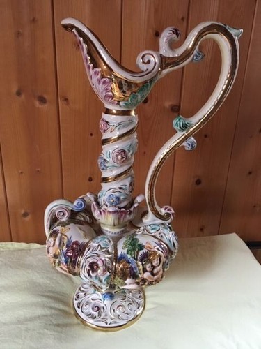 Capodimonte vase krug - capodimonte,