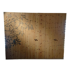 Anrei Kleiderschrank Zirbenholztüren Massiv Mit Blättermotiv Weißöl 