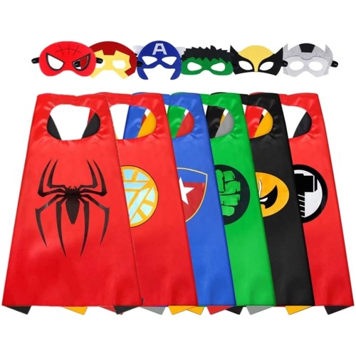 Kostüm superheld cape maske - kostüm,