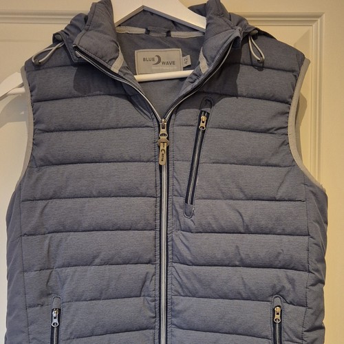 Blue wave herren steppweste - blue,