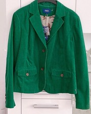 Damen Cord Jacke Blazer, grün, Gr. L von Cecil