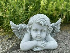 Steinfigur Engel Büste