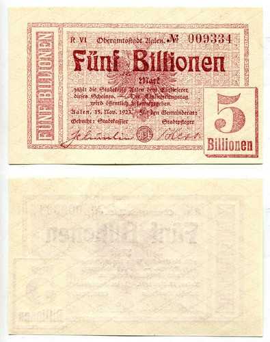 Billionen mark oberamtsstadt - 5,