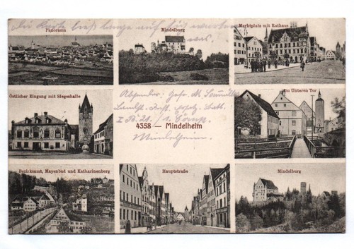 Mindelheim mehrbild 1918 - mindelheim,