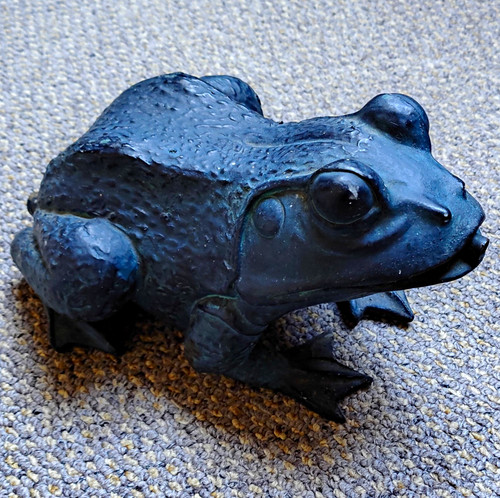 Frosch gartenfigur aus - frosch,