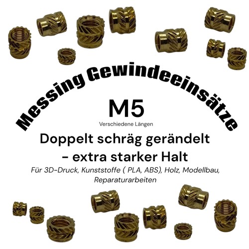Messing gewindeeinsatz - gewindeeinsatz, m5