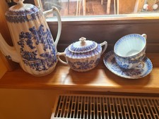 Service-Teile  von Tuppack China BLAU Tiefenfurt  gebraucht älteren Datums