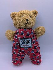 SIGIKID Bär Bärli Bearli rot Frottee Stofftier | Zustand Sehr GUT