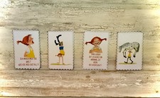Herbst Winter Pippi Deko 4er Set Kleine Karten Weisheiten Geschenk