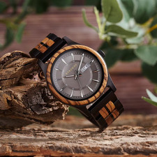 Holzuhr Holz Herren Armbanduhr