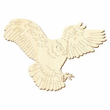 Holz Eule V2 - Deko Basteln