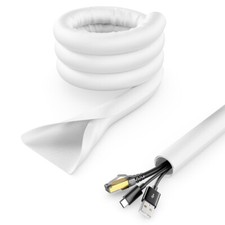 1,5m Kabelschlauch Kabel Organizer Selbstschließend Kabelkanal Kabelmanagement
