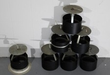 7x STAFF Lampe Nr. 7300 Retro Deckenleuchte Strahler Schwarz Spot 70er PAKET