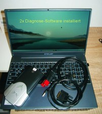 Markenlaptop mit OBD-SCANNER und Diagnose_Software