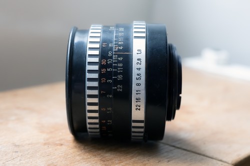 Pancolar carl zeiss 50mm - pancolar, f1.8