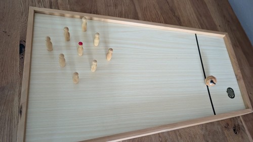 Mespi tischkegelspiel aus holz - tischkegelspiel,