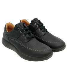 ECCO Soft 7 Runner Seawalker Herren Sneaker Schuhe Schwarz Leder – Gr. 40