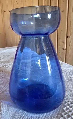 Vintage hyazinthen glasvase - vintage,