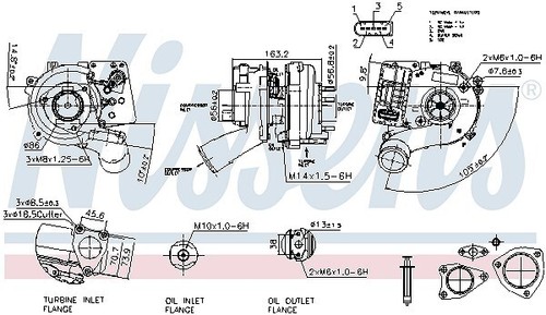 Nissens lader aufladung u a - lader,, u.a