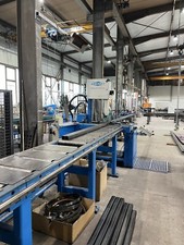 Jespa   Vertikal-Gehrungs-Bandsägemaschine Classik 423 DGA 9m Zange