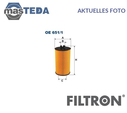 Oe651 motor ölfilter - oe651/1,