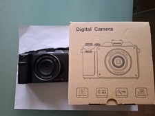 4K Digitalkamera, 64MP 18X Digital Zoom Fotokamera, Autofokus WiFi Vlogging Foto